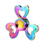Fidget Spinner Heart Zinc Alloy Three Leaves 2 minutes