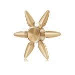 Fidget Spinner Metal Six Leaves Bullets