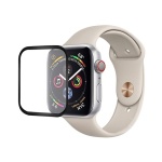 Προστασία Οθόνης Ρολογιού για Apple Watch 38mm Full Glue Tempered Glass 3D - Μαύρο