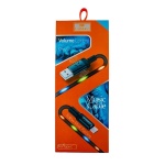 Earldom EC-053C Καλώδιο Φόρτισης με Φωτάκια LED / Volume Control LED Light Cable Type-C 1M