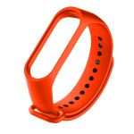 Λουράκι Σιλικόνης για Xiaomi (Mi Band 3/Mi Smart Band 4) - Xρώμα: Πορτοκαλί