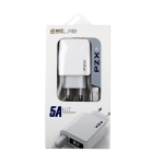 Φορτιστής με Θύρα USB-A και Καλώδιο Lightning Λευκός (PZX P40)