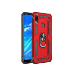 Θήκη Motomo Tough Armor With Ring για Xiaomi Poco M4 Pro - Κόκκινο