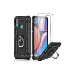 Θήκη Motomo Tough Armor With Ring για Realme C21 - Μαύρο
