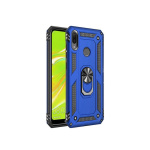 Θήκη Motomo Tough Armor With Ring για Xiaomi Redmi Note10/Note 10S/Poco M5S - Μπλε