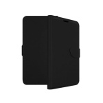 Θήκη Βιβλίο/Leather Book Case With Clip για Apple iPhone 6G/6S - Μαύρο