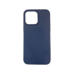 Θήκη Πλάτης Σιλικόνης Soft Back Cover για Apple Iphone 14 Plus Χρώμα: Σκούρο Μπλε