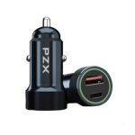 PZX Φορτιστής για Αυτοκίνητο Με Θύρα USB C916 - Μαύρο