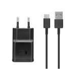 PZX Φορτιστής Με Θύρα USB Και Καλώδιο Type-C P23 - Μαύρο