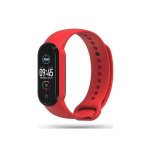 Λουράκι Σιλικόνης για Xiaomi Mi Smart Band 5/Mi Smart Band 6 - Κόκκινο