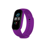 Λουράκι Σιλικόνης για Xiaomi Mi Smart Band 5/Mi Smart Band 6 - Μωβ