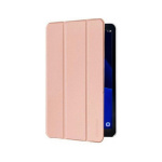 Θήκη Βιβλίο - Σιλικόνη Flip Cover για Apple iPad Pro 12.9'' 2020 - Ρόζ Χρυσό - Image 2