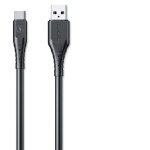 WK WDC-152 6A Super Fast Charging Data Cable Type-C 1m - Μαύρο