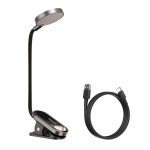 Baseus Φωτιστικό LED για Διάβασμα Mini Reading Clip Lamp - dark gray (DGRAD-0G)