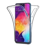Θήκη Σιλικόνης Μπρος/Πίσω | Samsung A30 Διάφανη