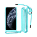 OEM Θήκη Σιλικόνης με Λουράκι για Xiaomi Redmi Note 9S - Γαλάζιο