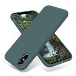 Θήκη Σιλικόνης Soft TPU Back Cover | Iphone X/XS Πράσινο Σκούρο