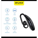 Ασύρματα ακουστικά Bluetooth AWEI N5 με μικρόφωνο , Έλεγχος έντασης ήχου κλήσης