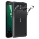 Θήκη Σιλικόνης για Nokia 2 - Διάφανη