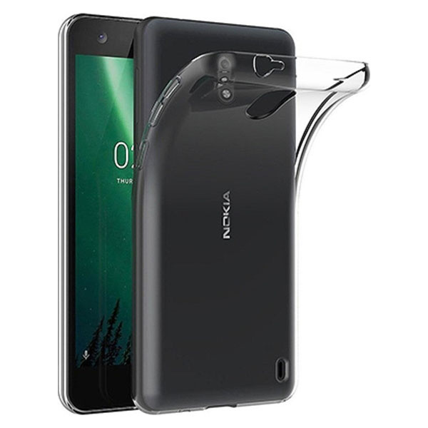 Θήκη Σιλικόνης για Nokia 2 - Διάφανη - Image 1