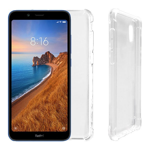 Θήκη Σιλικόνης Antishock για Xiaomi Redmi 7A - Διάφανη - Image 1