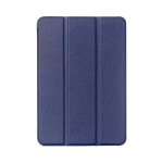 Θήκη Βιβλίο - Σιλικόνη Flip Cover για Apple iPad Pro 11" (2018) - Μπλε Σκούρο