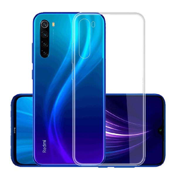 Θήκη Σιλικόνης για Xiaomi Redmi Note 8 - Διάφανo - Image 1