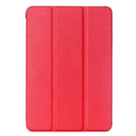 Θήκη Βιβλίο - Σιλικόνη Flip Cover Tri-Fold για Samsung Galaxy Tab A 8.0'' 2019 (T290/T295/T297) - Κόκκινο
