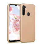Θήκη Σιλικόνης Soft TPU Back Cover για Xiaomi Redmi Note 8T - Metallic Χρυσό
