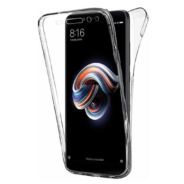 Θήκη Σιλικόνης Μπρος/Πίσω για Xiaomi Redmi 7Α - Διάφανη - Image 1