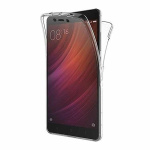 Θήκη Σιλικόνης Μπρος/Πίσω για Xiaomi Redmi Note 5A/5A Prime - Διάφανη