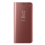 OEM Θήκη Clear View Cover για Xiaomi Redmi 9A/9AT - Ρόζ