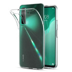 Θήκη Σιλικόνης για Huawei P40 Lite 5G/Nova 7 SE - Διάφανη