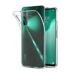 Θήκη Σιλικόνης για Huawei P40 Lite 5G/Nova 7 SE - Διάφανη