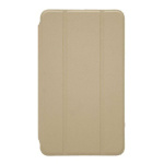 Θήκη Βιβλίο - Σιλικόνη Flip Cover για Samsung Galaxy Tab S7+ 12.4'' T970 - Χρυσό