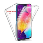 Θήκη Σιλικόνης Μπρος/Πίσω για Xiaomi Redmi Note 8 - Διάφανη