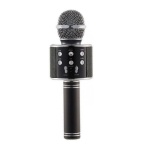 WSTER Ασύρματο Μικρόφωνο Karaoke WS-858L σε Μαύρο Χρώμα