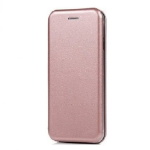 Μαγνητική Θήκη Flip Curved Elegance για Huawei P Smart S/Y8P - Ρόζ Χρυσό