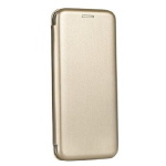 Μαγνητική Θήκη Flip Curved Elegance για Huawei P Smart 2021 - Χρυσό