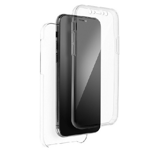 Θήκη Σιλικόνης 360° Μπρός/Πίσω για Xiaomi Redmi 7A - Διάφανη - Image 1