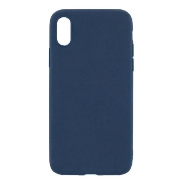 Θήκη Σιλικόνης Soft TPU Back Cover | Iphone X/XS Μπλέ - Image 1