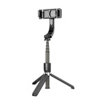 Combo selfie stick with tripod and remote control bluetooth GIMBAL STABILIZER black SSTR-L08