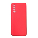 Θήκη Σιλικόνης Soft TPU Back Cover για Huawei P Smart 2021 - Κόκκινο
