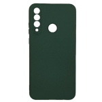 OEM Θήκη Σιλικόνης Soft TPU Back Cover για Huawei Y6P - Πράσινο Σκούρο