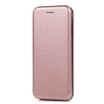 Μαγνητική Θήκη Flip Curved Elegance για Xiaomi Redmi Note 10 5G - Ρόζ Χρυσό