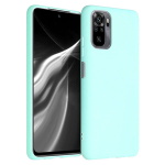 Θήκη Σιλικόνης Soft TPU Back Cover για Xiaomi Redmi Note 10/10S/Poco M5S - Τιρκουάζ