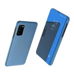OEM Θήκη Clear View Stand Cover για Huawei P Smart 2021 - Μπλε