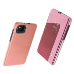 OEM Θήκη Clear View Stand Cover για Xiaomi Mi 11 Lite/Mi 11 Lite 5G - Ροζ