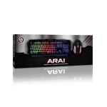 Σετ Πληκτρολόγιο Με Ποντίκι Zeroground Arai KB-1700GUMS - Image 2