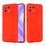 OEM Θήκη Σιλικόνης Soft TPU Back Cover για Xiaomi Mi 11 Lite/Mi 11 Lite 5G - Κόκκινο